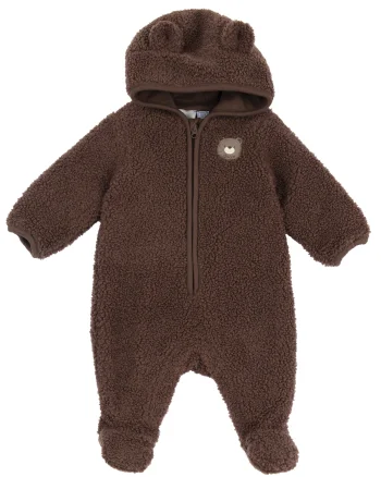 Salopeta bebelusi Chicco din blanita, Bej cu model, 02990-71MFCI