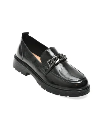 Mocasini GRYXX negri, 911, din piele naturala lacuita