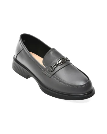Mocasini FLAVIA PASSINI gri, 6199, din piele naturala