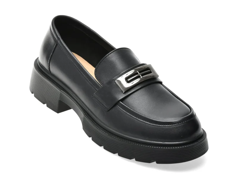 Mocasini GRYXX negri, 6310, din piele naturala