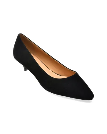 Pantofi eleganti EPICA negri, 8137, din piele intoarsa