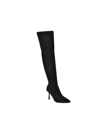 Cizme elegante FLAVIA PASSINI negre, AC5904, din material textil