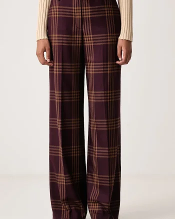 Lola Casademunt  pantaloni de costum pentru femei cu vâscoză