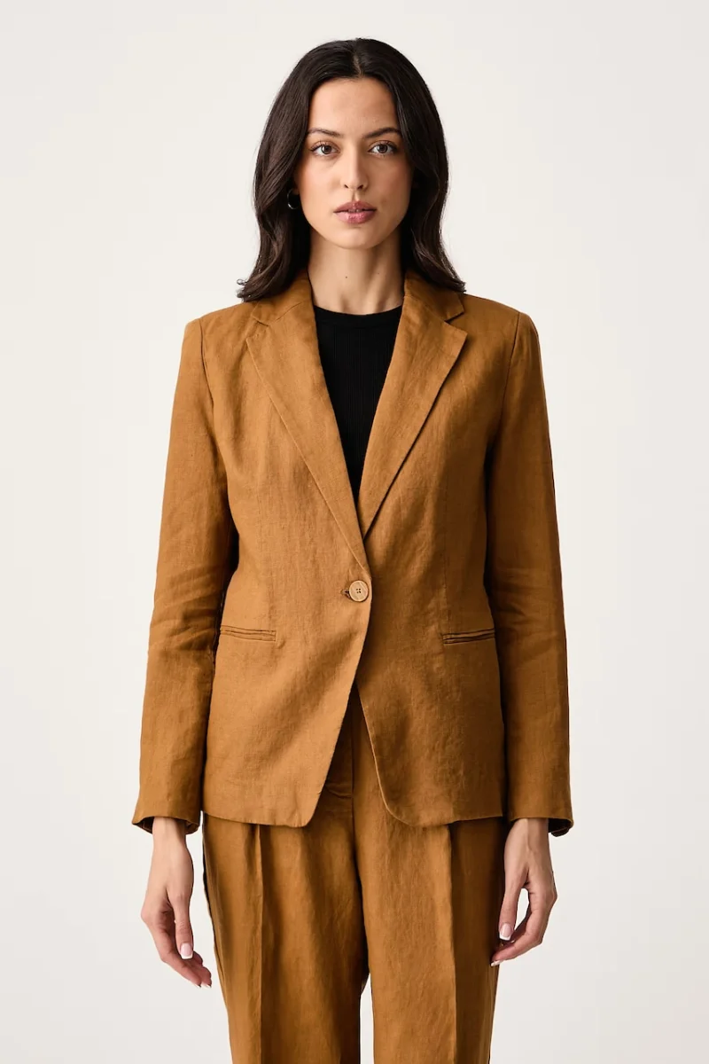 United Colors of Benetton  sacou pentru femei din in