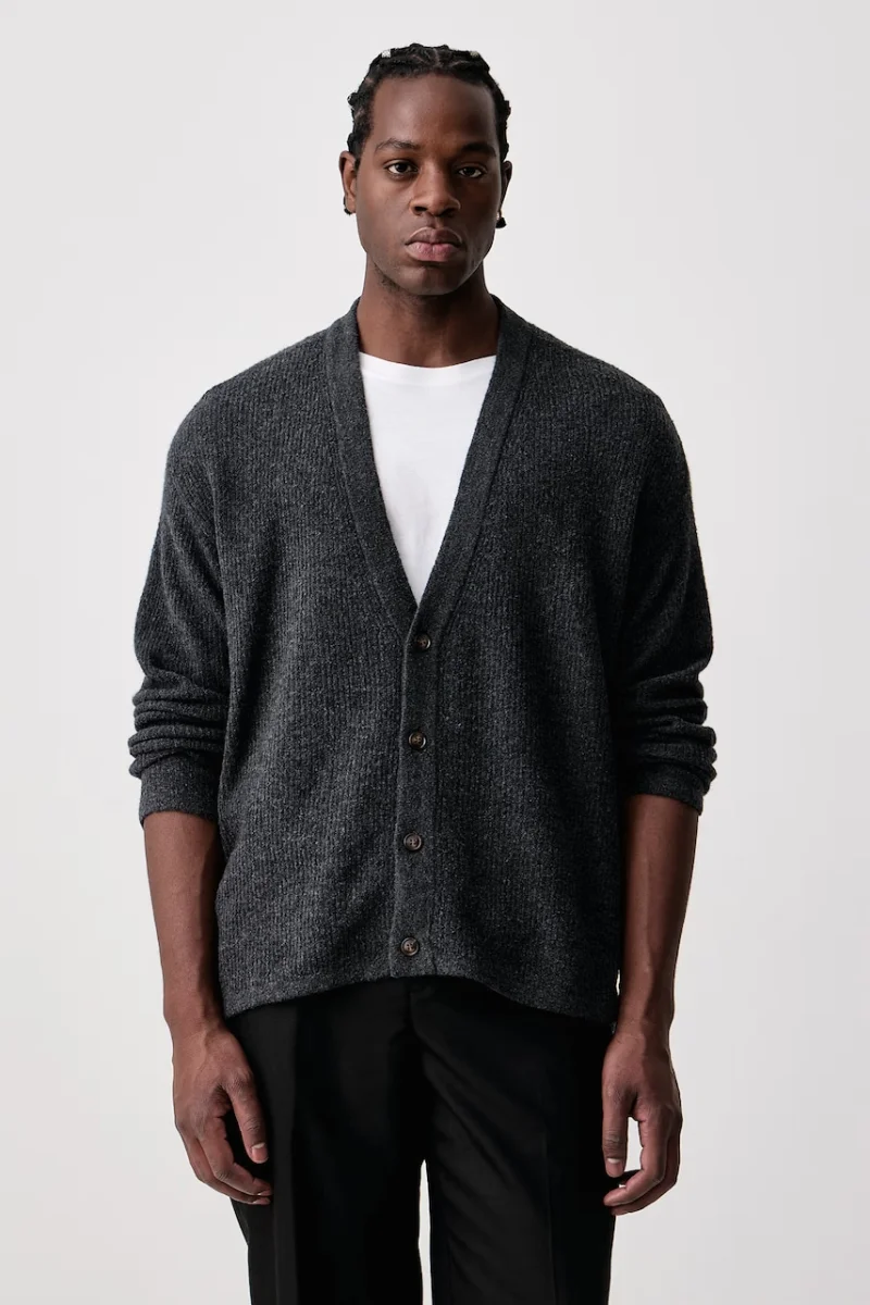 American Vintage  cardigan pentru bărbați cu amestec de lână