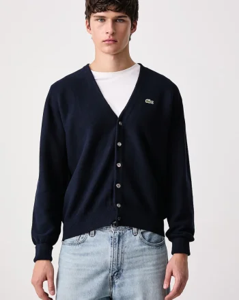 Lacoste  cardigan pentru bărbați din bumbac