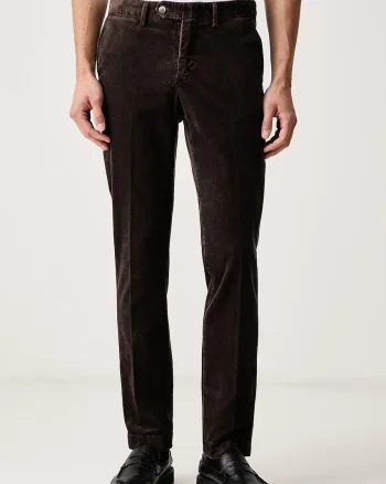 Hackett London  pantaloni chinos pentru bărbați din catifea reiată