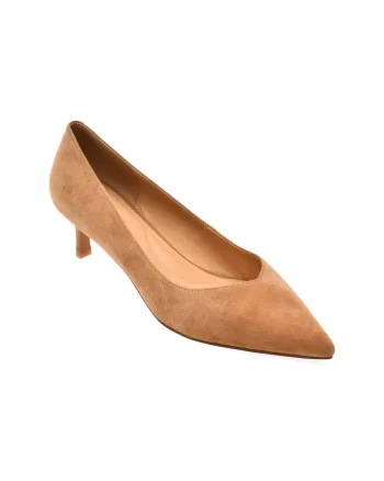 Pantofi eleganti EPICA nude, 5663, din piele intoarsa