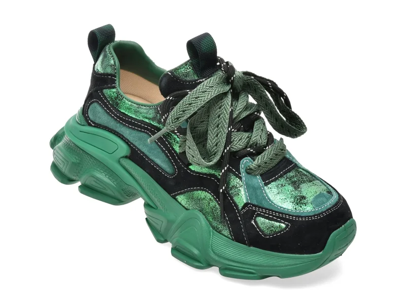 Pantofi sport FLAVIA PASSINI negri, 5757, din piele naturala