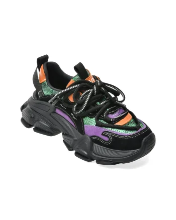 Pantofi sport FLAVIA PASSINI negri, 57589, din piele naturala