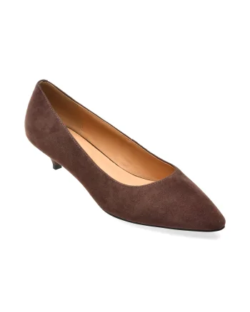 Pantofi eleganti EPICA maro, 8137, din piele intoarsa