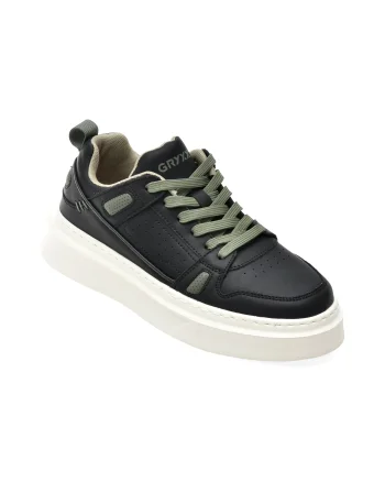 Pantofi sport GRYXX negri, 26307, din piele naturala