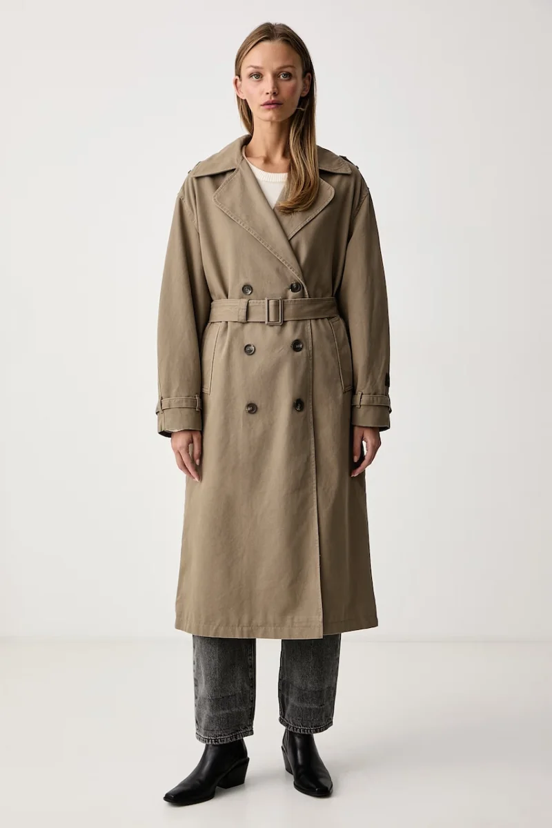 Levi's  trenci pentru femei din bumbac SERENA LONG TRENCH