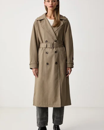 Levi's  trenci pentru femei din bumbac SERENA LONG TRENCH