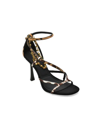 Sandale elegante ALDO maro, 14509379, din piele naturala