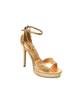 Sandale elegante ALDO aurii, AFUMETH 714, din piele ecologica