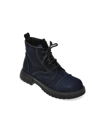 Ghete GRYXX bleumarin, 1392036, din piele intoarsa