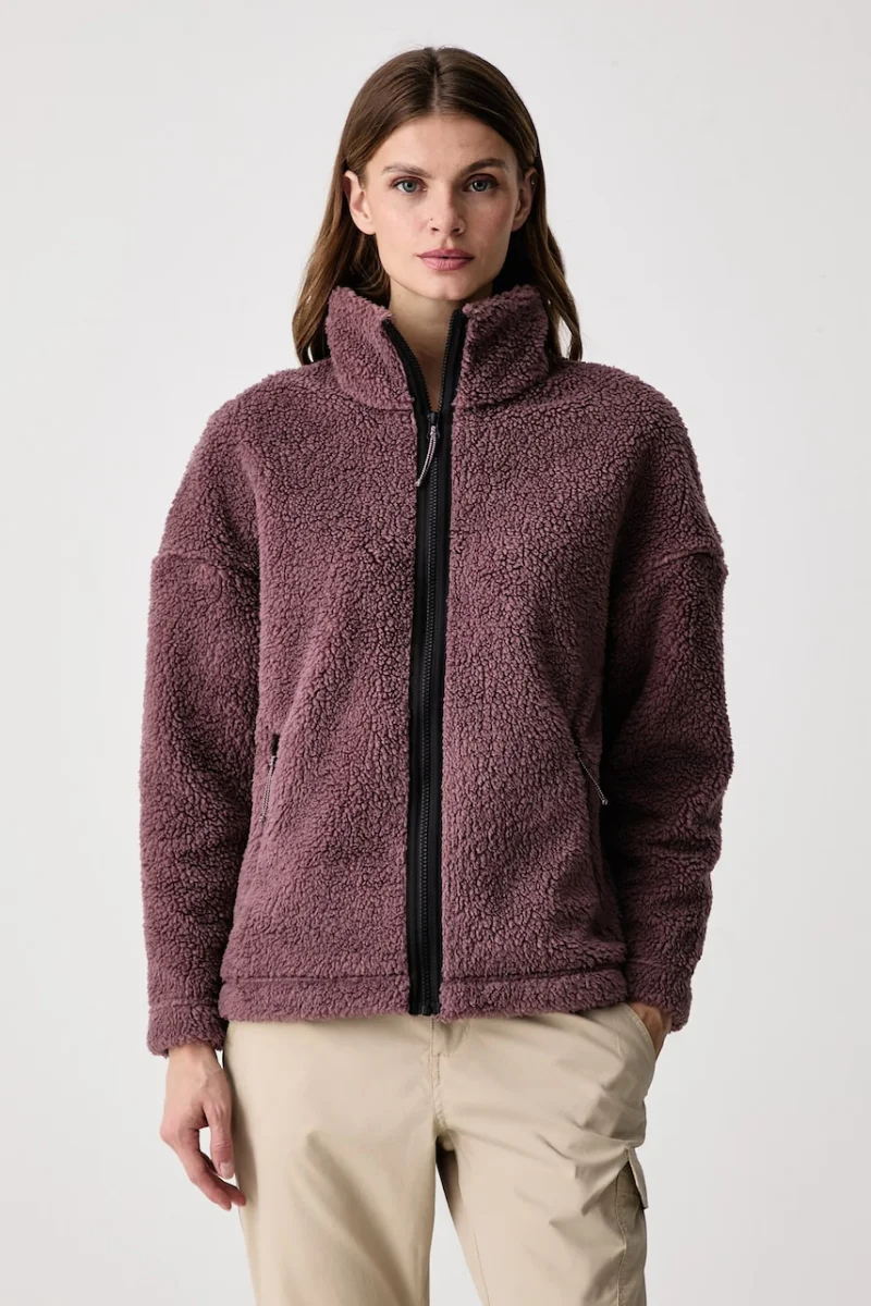 Jack Wolfskin  hanorac cu fermoar pentru femei din polar STONE LITE