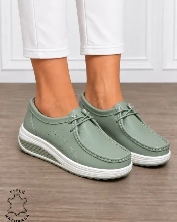 Mocasini dama din Piele Naturala CRL1219 BARILA