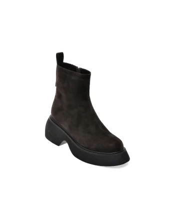 Ghete ALDO maro, LE1346, din piele intoarsa
