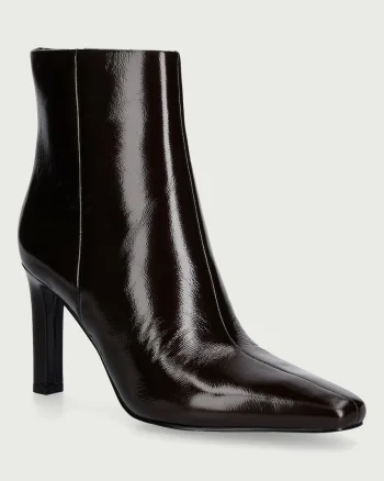 Guess  botine cu toc înalt pentru femei din piele HEBELLA