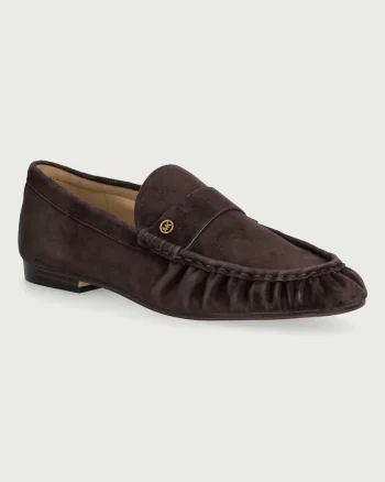 MICHAEL Michael Kors  mocasini pentru femei din nubuck Jennings Ruched Loafer
