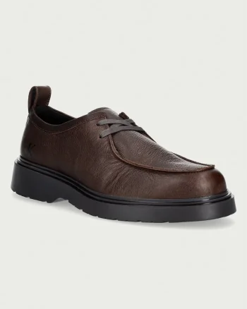 Calvin Klein  pantofi pentru bărbați din piele COMBAT APRON LACEUP TU LTH