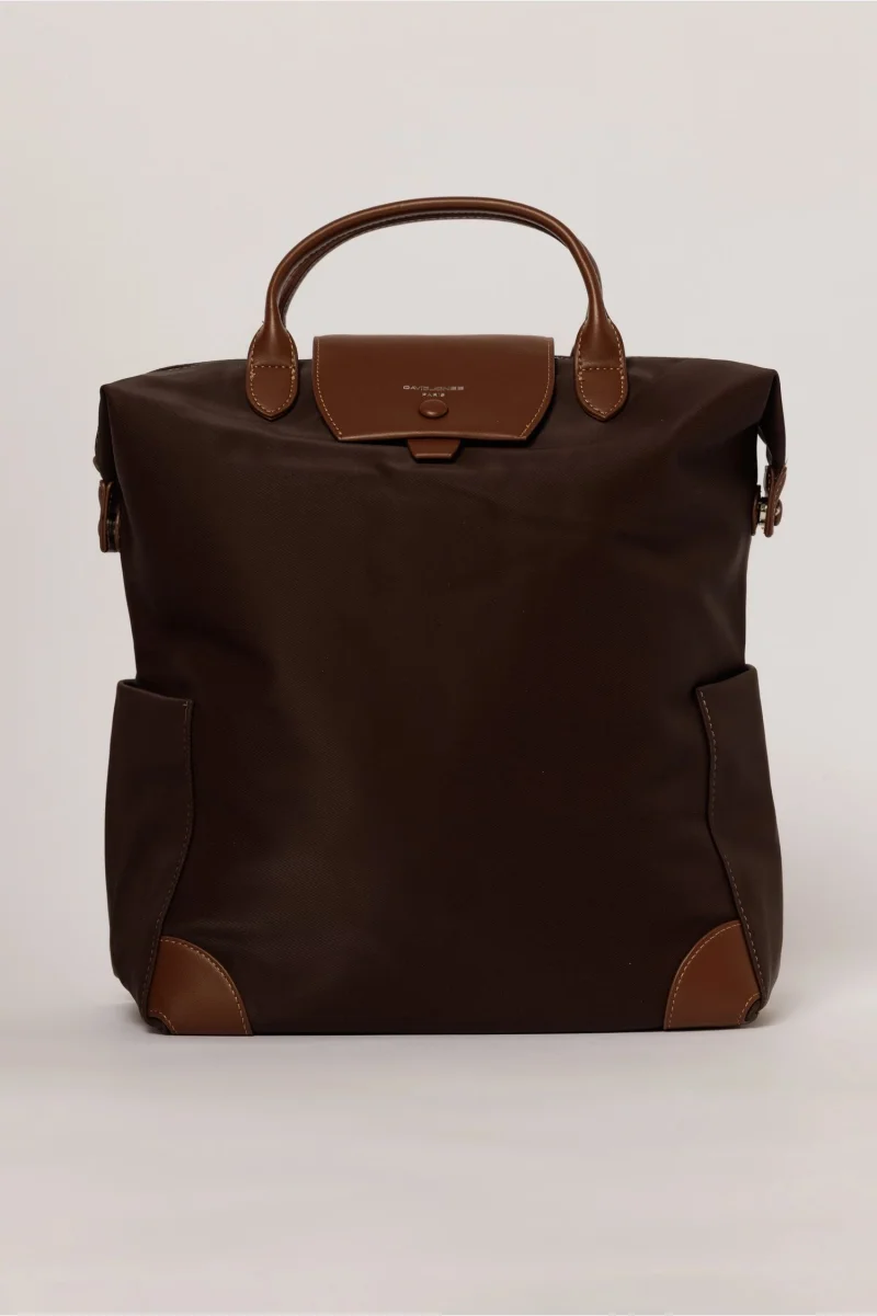 Geanta maxi maro tip rucsac cu buzunare laterale