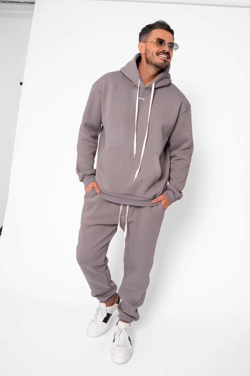 Set Winter hanorac si pantalon Taupe