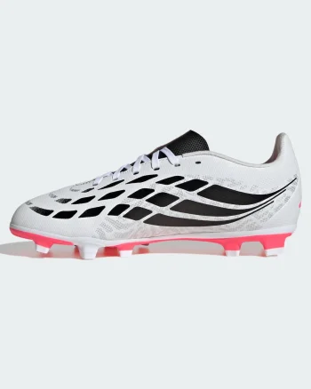Ghete fotbal copii Adidas Predator Club FG alb