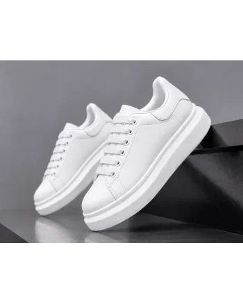 Adidasi barbati casual albi 6607