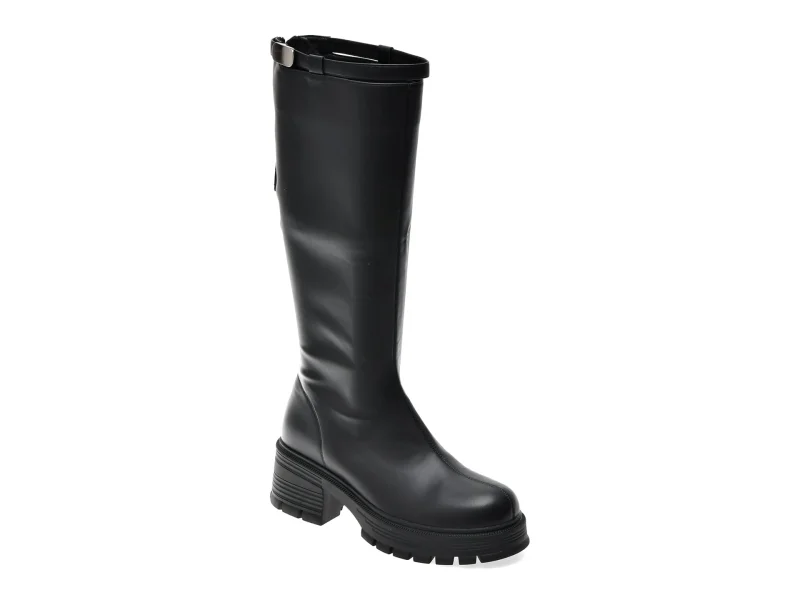 Cizme GRYXX negre, 97912, din piele ecologica