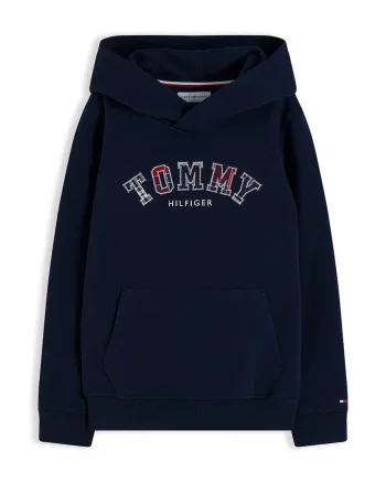 Tommy Hilfiger  hanorac cu glugă pentru copii din bumbac cu elastan