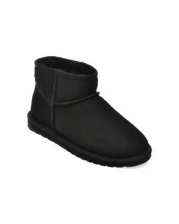 Ghete EMU negre, STINGER MICRO, din piele intoarsa