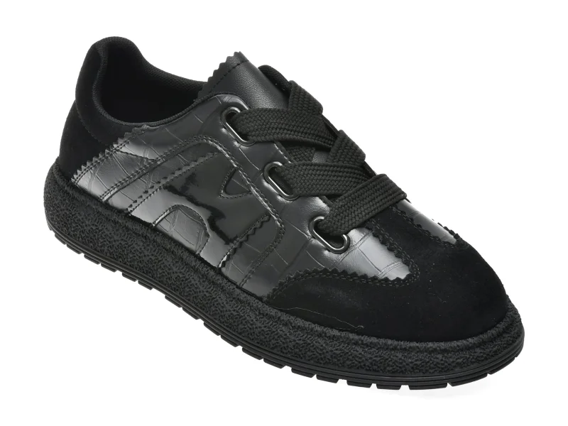 Pantofi sport FLAVIA PASSINI negri, 7835M, din piele naturala