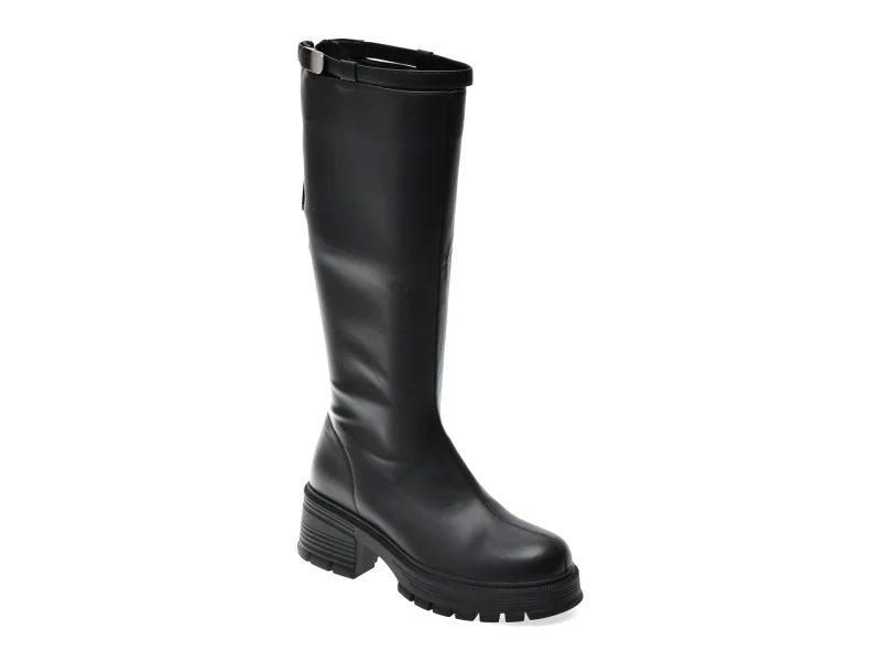 Cizme GRYXX negre, 97912, din piele ecologica