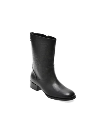 Ghete EPICA PREMIUM negre, 608B, din piele naturala