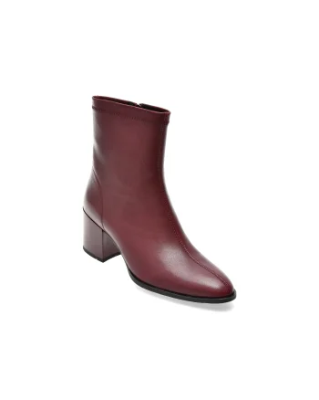 Botine IMAGE visinii, A2695, din piele naturala