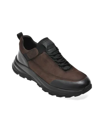 Pantofi sport EPICA maro, 68006, din piele naturala