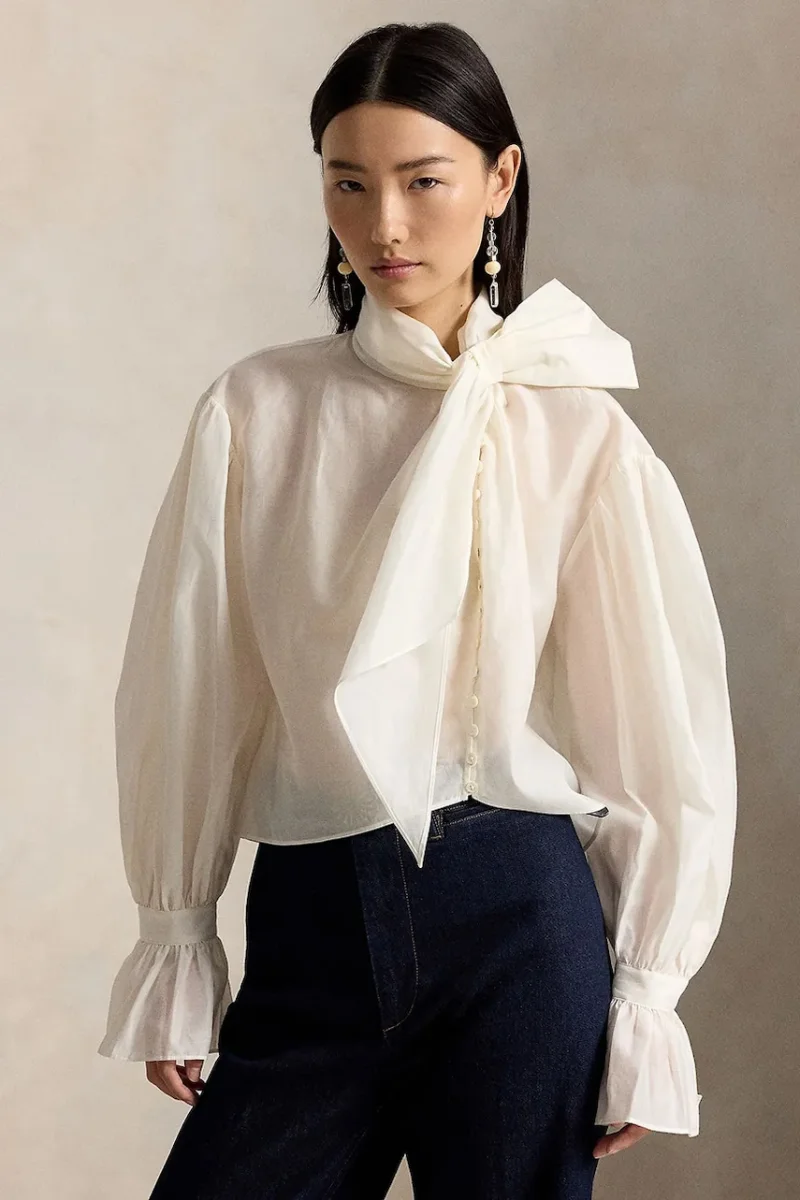 Polo Ralph Lauren  cămașă pentru femei cu amestec de cașmir