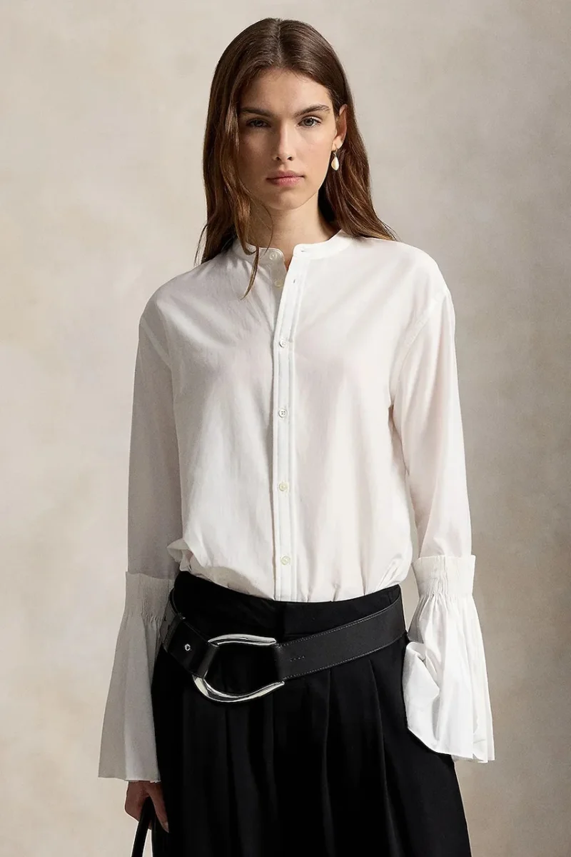 Polo Ralph Lauren  cămașă pentru femei cu amestec de mătase