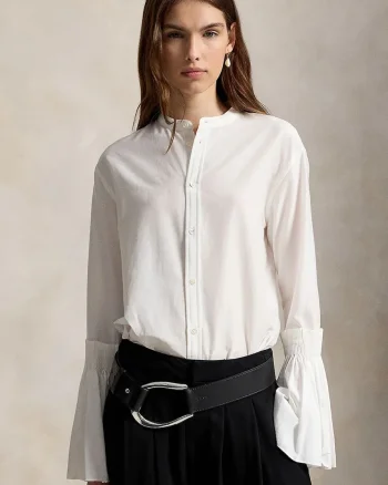 Polo Ralph Lauren  cămașă pentru femei cu amestec de mătase