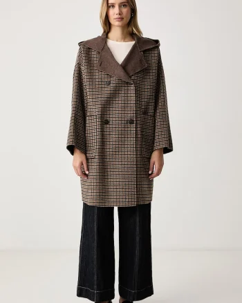 Weekend Max Mara  palton reversibil pentru femei din lână WKDBALTA