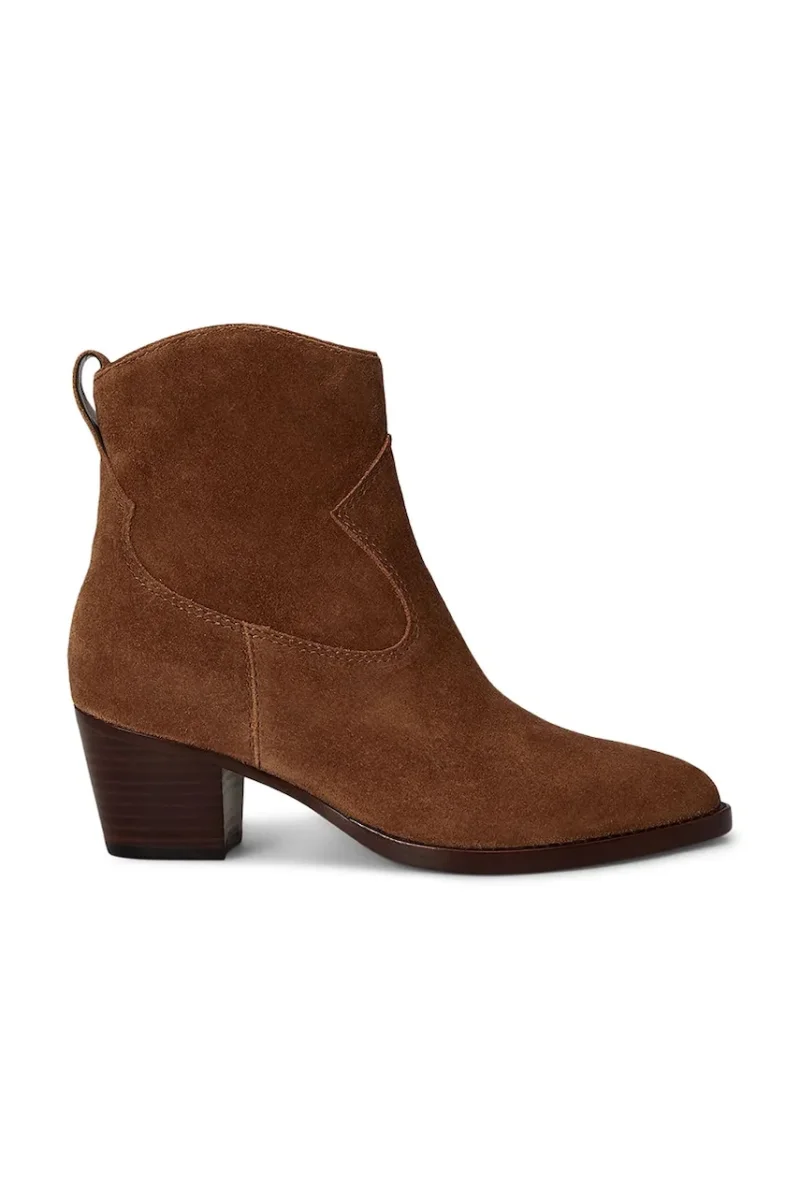 Lauren Ralph Lauren  botine pentru femei din piele întoarsă Harpher