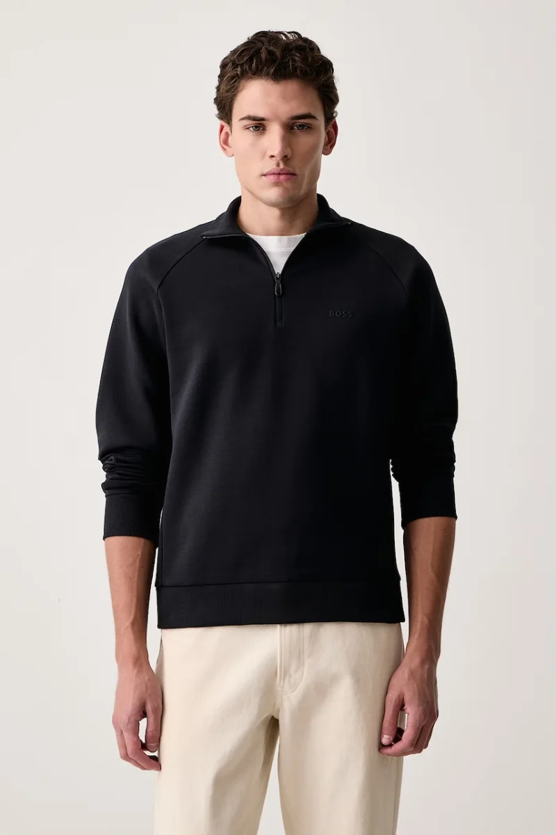 BOSS Green  hanorac pentru bărbați cu bumbac Sweat
