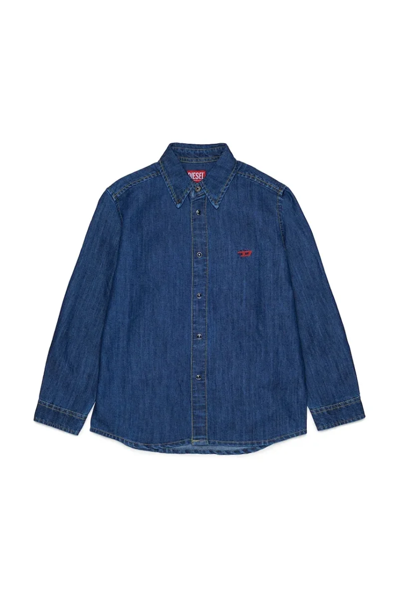 Diesel  cămașă pentru copii din bumbac CSIMPLY-OVER SHIRT