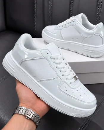 Adidasi barbati casual albi k36