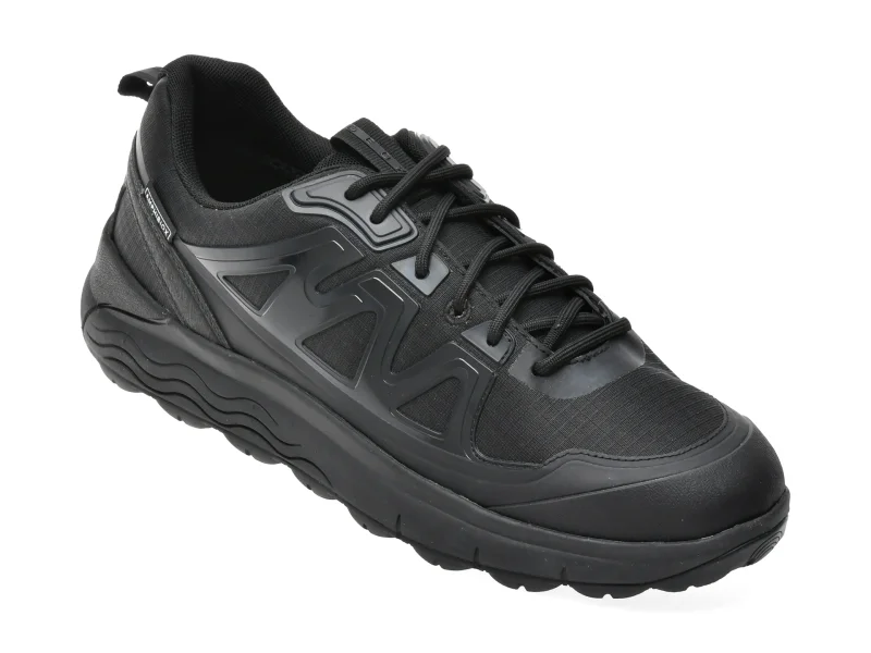Pantofi sport GEOX negri, U66FDD, din material textil