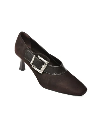 Pantofi eleganti EPICA maro, 1024171, din piele intoarsa