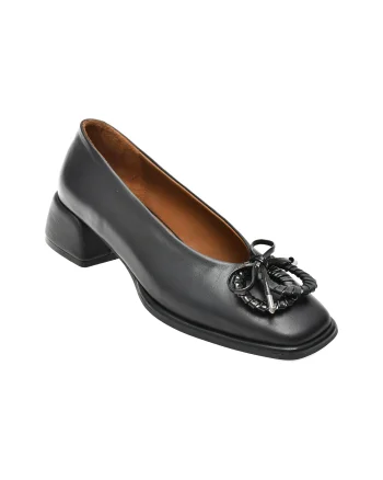 Pantofi EPICA negri, 669B903, din piele naturala